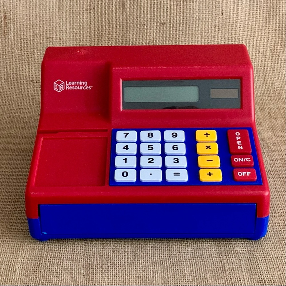 Learning Resources Pretend & Play Calculator Cash Register Ages 3+